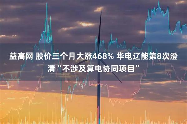 益高网 股价三个月大涨468% 华电辽能第8次澄清“不涉及算电协同项目”